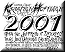 Kristian Hoffman concert poster