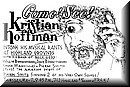 Kristian Hoffman concert poster